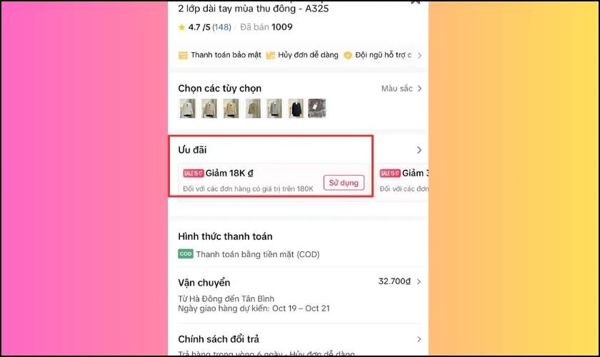 cách săn mã giảm giá tiktok 